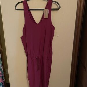 Patagonia Women's Backless Dress in Deep Pink